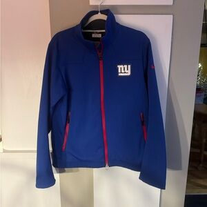 NFL Nike New York Giants On Field Apparel Royal Blue Jacket Mens Size Medium